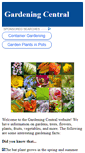 Mobile Screenshot of gardeningcentral.org